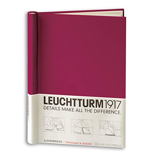 LEUCHTTURM1917 - PEKA Springback-Ordner (Port Red) – für 150 Blatt Papier von LEUCHTTURM1917