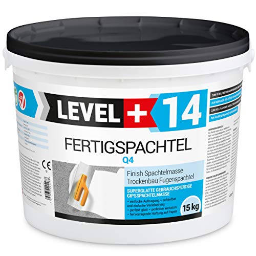 15 kg Fertigspachtel Spachtelmasse Glättspachtel Fugenspachtel reinweiss Weiß RM14 15 kg Fertigspachtel Spachtelmasse Glättspachtel Fugenspachtel reinweiss Weiß RM14 von LEVEL PLUS