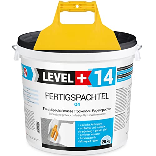 Fertigspachtel Spachtelmasse 20 kg Glättspachtel Fugenspachtel Reinweiss Weiß + Kunststoffspachtel ohne Zahnung Set RM14 Fertigspachtel Spachtelmasse 20 kg Glättspachtel Fugenspachtel Reinweiss Weiß + Kunststoffspachtel ohne Zahnung Set RM14 von LEVEL PLUS