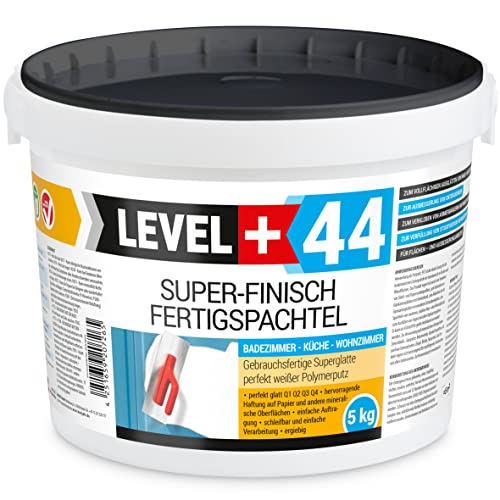 Super Finish Spachtel 5kg Fertigspachtel Q4 Perfekt Glätt Flächen Füll für Küche Bad Wohnzimmer RM44 Super Finish Spachtel 5kg Fertigspachtel Q4 Perfekt Glätt Flächen Füll für Küche Bad Wohnzimmer RM44 von LEVEL PLUS