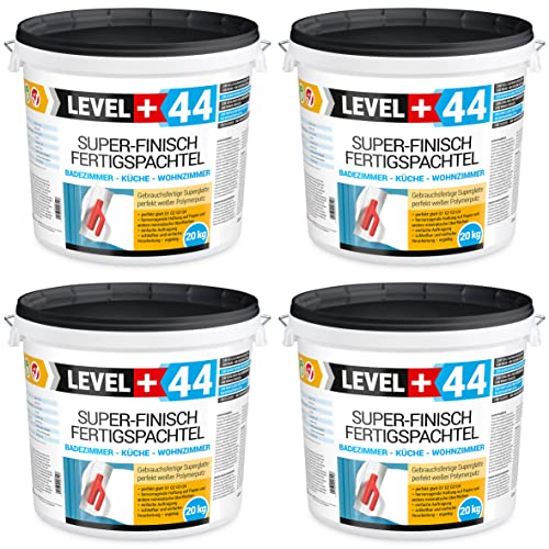 Super Finish Spachtel 80kg Fertigspachtel Q4 Perfekt Glätt Flächen Füll für Küche Bad Wohnzimmer RM44 Super Finish Spachtel 80kg Fertigspachtel Q4 Perfekt Glätt Flächen Füll für Küche Bad Wohnzimmer RM44 von LEVEL PLUS