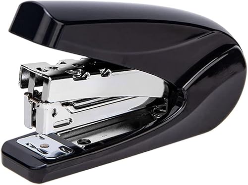 Heftgerät, Mini-Hefter, Tischhefter, 20 Blatt Kapazität, tragbares Metall for Home-Office, Klassenzimmer oder Desktop-Zubehör (Farbe: Schwarz) (Farbe: Schwarz) (Farbe: Schwarz) (Color : Black) von LEVINE