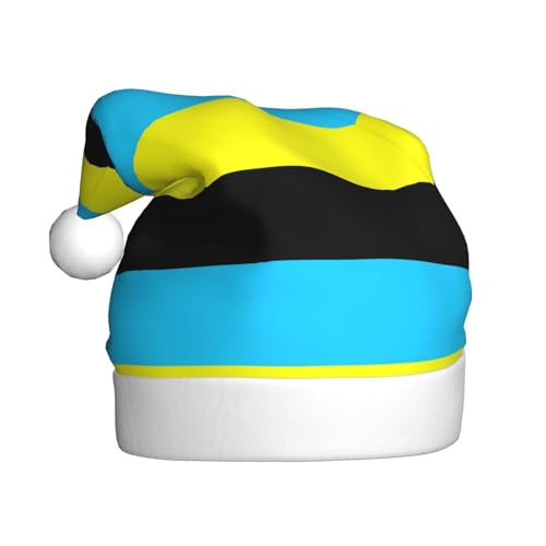 LEVNDIEJ Flagge des Sultanats buronganischer Weihnachtsmannmütze, für Erwachsene, Weihnachtsmütze, Urlaub für Unisex, Weihnachtsmütze für Neujahrsparty von LEVNDIEJ