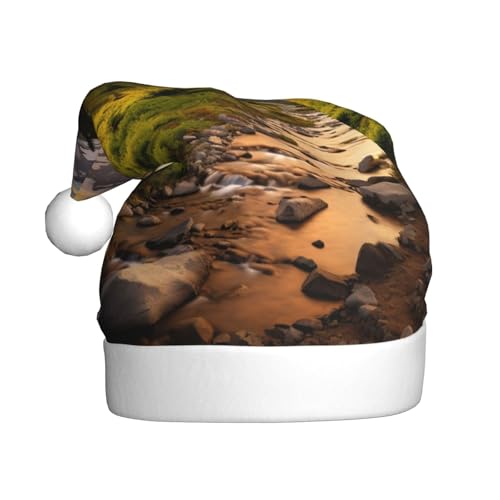 LEVNDIEJ Nationalpark-Weihnachtsmannmütze, Erwachsene, Weihnachtsmütze, Urlaub für Unisex, Weihnachtsmütze für Neujahrsparty von LEVNDIEJ
