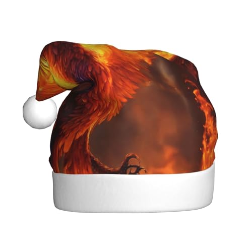 LEVNDIEJ Phoenix Weihnachtsmütze für Erwachsene, Weihnachtsmütze, Urlaub für Unisex, Weihnachtsmütze für Neujahr, festliche Party von LEVNDIEJ