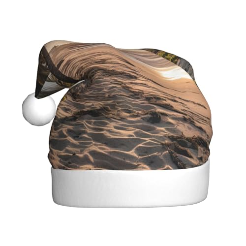 LEVNDIEJ Weihnachtsmütze für Erwachsene, tropische Strandmütze, Urlaub für Unisex, Weihnachtsmütze für Neujahr, festliche Party von LEVNDIEJ