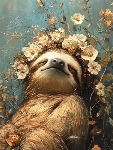 Blume Diamond Painting Otter Diamond Painting Erwachsene Kinder DIY 5D Vollbohrer Mosaikherstellung Stickerei Kreuzstich Diamanten Malerei Anfänger, Zimmer Deko Wohnzimmer Geschenke 60x80cm l7-22P Blume Diamond Painting Otter Diamond Painting Erwachsene Kinder DIY 5D Vollbohrer Mosaikherstellung Stickerei Kreuzstich Diamanten Malerei Anfänger, Zimmer Deko Wohnzimmer Geschenke 60x80cm l7-22P von LEYAUPGO