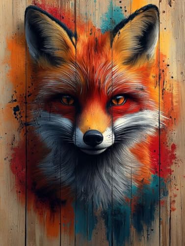 Fuchs Diamond Painting Tier Diamond Painting Erwachsene Kinder DIY 5D Vollbohrer Mosaikherstellung Stickerei Kreuzstich Diamanten Malerei Anfänger, Zimmer Deko Wohnzimmer Geschenke 50x70cm b7-763 Fuchs Diamond Painting Tier Diamond Painting Erwachsene Kinder DIY 5D Vollbohrer Mosaikherstellung Stickerei Kreuzstich Diamanten Malerei Anfänger, Zimmer Deko Wohnzimmer Geschenke 50x70cm b7-763 von LEYAUPGO