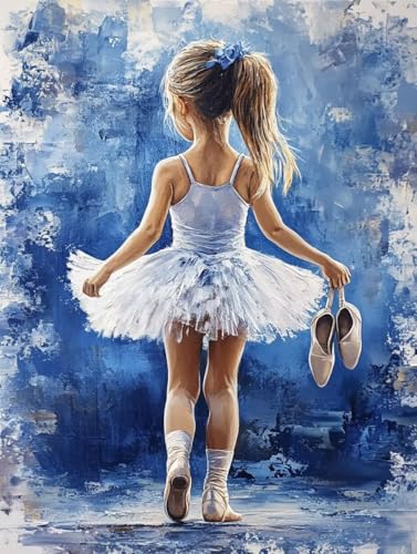 Mädchen Diamond Painting Erwachsene Kinder, Ballett Diamant Painting Bilder Set, 5D Vollbohrer Kristall Stickerei Kreuzstich Basteln, Home Wand Deko Wohnzimmer, Geschenke für Frauen 70x95cm 7h-885 Mädchen Diamond Painting Erwachsene Kinder, Ballett Diamant Painting Bilder Set, 5D Vollbohrer Kristall Stickerei Kreuzstich Basteln, Home Wand Deko Wohnzimmer, Geschenke für Frauen 70x95cm 7h-885 von LEYAUPGO