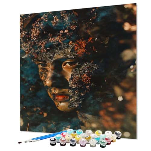 Malen Nach Zahlen Erwachsene Abstrakt, Malen Nach Zahlen Kunst, DIY Basteln Erwachsene Handgemalt Ölgemälde Set mit Pinsel und Acrylfarbe für Wand Deko, Geschenk für Frauen 100 x 135 cm (Model-0826) Malen Nach Zahlen Erwachsene Abstrakt, Malen Nach Zahlen Kunst, DIY Basteln Erwachsene Handgemalt Ölgemälde Set mit Pinsel und Acrylfarbe für Wand Deko, Geschenk für Frauen 100 x 135 cm (Model-0826) von LEYAUPGO