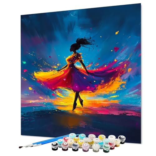 Malen Nach Zahlen Erwachsene Abstrakt Malen Nach Zahlen Frau Paint by Numbers mit Pinsel und Acrylfarben, DIY Bastelset Erwachsene Handgemalt Ölgemälde für Zimmer Deko Asthetik 35 x 50 cm (Model-1051) Malen Nach Zahlen Erwachsene Abstrakt Malen Nach Zahlen Frau Paint by Numbers mit Pinsel und Acrylfarben, DIY Bastelset Erwachsene Handgemalt Ölgemälde für Zimmer Deko Asthetik 35 x 50 cm (Model-1051) von LEYAUPGO