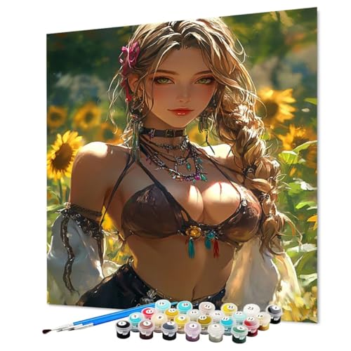 Malen Nach Zahlen Erwachsene Frau, Malen Nach Zahlen Kunst, DIY Basteln Erwachsene Handgemalt Ölgemälde Set mit Pinsel und Acrylfarbe für Deko Wohnzimmer, Geschenk für Frauen 100 x 135 cm (Model-0959) Malen Nach Zahlen Erwachsene Frau, Malen Nach Zahlen Kunst, DIY Basteln Erwachsene Handgemalt Ölgemälde Set mit Pinsel und Acrylfarbe für Deko Wohnzimmer, Geschenk für Frauen 100 x 135 cm (Model-0959) von LEYAUPGO