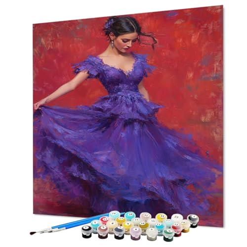Malen Nach Zahlen Erwachsene Frau, Malen Nach Zahlen Kunst, DIY Basteln Erwachsene Handgemalt Ölgemälde Set mit Pinsel und Acrylfarbe für Deko Wohnzimmer, Geschenk für Frauen 30 x 40 cm (Model-1054) Malen Nach Zahlen Erwachsene Frau, Malen Nach Zahlen Kunst, DIY Basteln Erwachsene Handgemalt Ölgemälde Set mit Pinsel und Acrylfarbe für Deko Wohnzimmer, Geschenk für Frauen 30 x 40 cm (Model-1054) von LEYAUPGO