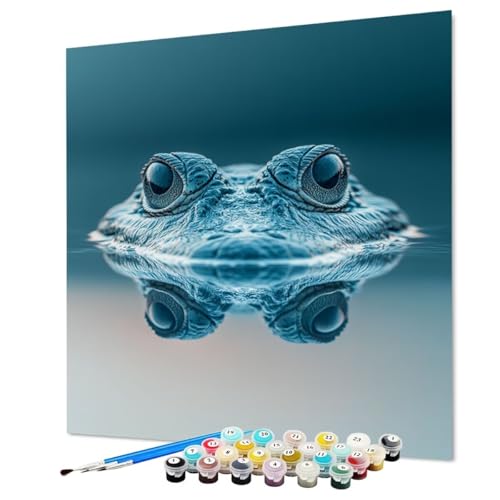 Malen Nach Zahlen Erwachsene Krokodil, Malen Nach Zahlen Tier, DIY Basteln Erwachsene Handgemalt Ölgemälde Set mit Pinsel und Acrylfarbe für Wand Deko, Geschenk für Frauen 100 x 135 cm (Model-0829) Malen Nach Zahlen Erwachsene Krokodil, Malen Nach Zahlen Tier, DIY Basteln Erwachsene Handgemalt Ölgemälde Set mit Pinsel und Acrylfarbe für Wand Deko, Geschenk für Frauen 100 x 135 cm (Model-0829) von LEYAUPGO