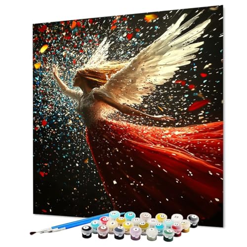 Malen Nach Zahlen Erwachsene Kunst Malen Nach Zahlen Flügel Paint by Numbers mit Pinsel und Acrylfarben, DIY Bastelset Erwachsene Handgemalt Ölgemälde für Zimmer Deko Asthetik 50 x 70 cm (Model-0932) Malen Nach Zahlen Erwachsene Kunst Malen Nach Zahlen Flügel Paint by Numbers mit Pinsel und Acrylfarben, DIY Bastelset Erwachsene Handgemalt Ölgemälde für Zimmer Deko Asthetik 50 x 70 cm (Model-0932) von LEYAUPGO