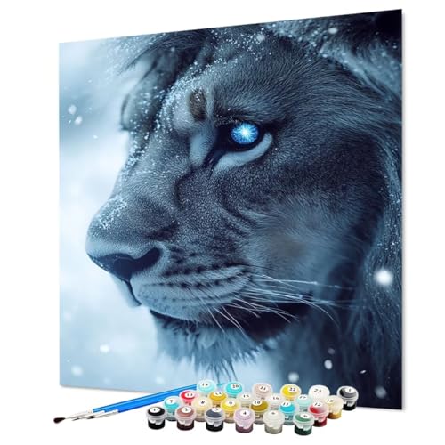 Malen Nach Zahlen Erwachsene Löwe, Malen Nach Zahlen Tier, DIY Basteln Erwachsene Handgemalt Ölgemälde Set mit Pinsel und Acrylfarbe für Deko Wohnzimmer, Geschenk für Frauen 30 x 40 cm (Model-1158) Malen Nach Zahlen Erwachsene Löwe, Malen Nach Zahlen Tier, DIY Basteln Erwachsene Handgemalt Ölgemälde Set mit Pinsel und Acrylfarbe für Deko Wohnzimmer, Geschenk für Frauen 30 x 40 cm (Model-1158) von LEYAUPGO