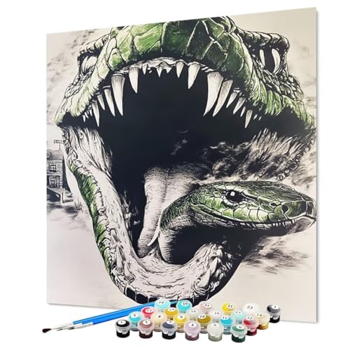 Malen Nach Zahlen Erwachsene Schlange, Malen Nach Zahlen Abstrakt, DIY Basteln Erwachsene Handgemalt Ölgemälde Set mit Pinsel und Acrylfarbe für Wand Deko, Geschenk für Frauen 30 x 40 cm (Model-1063) Malen Nach Zahlen Erwachsene Schlange, Malen Nach Zahlen Abstrakt, DIY Basteln Erwachsene Handgemalt Ölgemälde Set mit Pinsel und Acrylfarbe für Wand Deko, Geschenk für Frauen 30 x 40 cm (Model-1063) von LEYAUPGO
