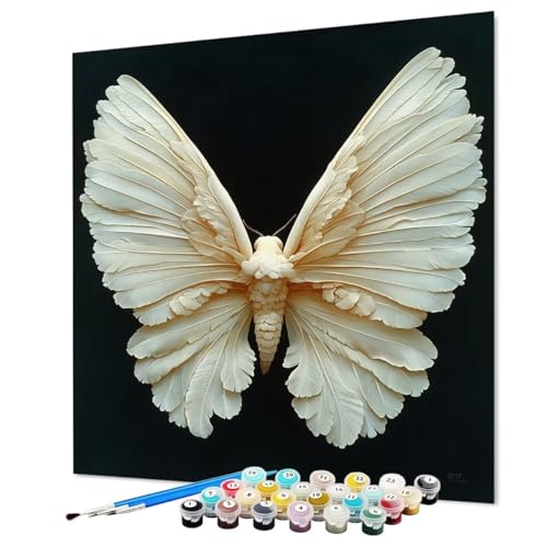 Malen Nach Zahlen Erwachsene Tier, Malen Nach Zahlen Flügel, DIY Basteln Erwachsene Handgemalt Ölgemälde Set mit Pinsel und Acrylfarbe für Deko Wohnzimmer, Geschenk für Frauen 40 x 55 cm (Model-0945) Malen Nach Zahlen Erwachsene Tier, Malen Nach Zahlen Flügel, DIY Basteln Erwachsene Handgemalt Ölgemälde Set mit Pinsel und Acrylfarbe für Deko Wohnzimmer, Geschenk für Frauen 40 x 55 cm (Model-0945) von LEYAUPGO