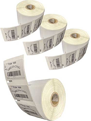 LEYF Etiketten für Labelwriter 11354-4 Rolle Pack Etiketten x 1000 St. Je Rolle = 4000 Etikette, Selbstklebend, Kompatibel für LEYF Labelwriter & Seiko Etikettendrucker, 57 X 32 mm 4X11354 LEYF Etiketten für Labelwriter 11354-4 Rolle Pack Etiketten x 1000 St. Je Rolle = 4000 Etikette, Selbstklebend, Kompatibel für LEYF Labelwriter & Seiko Etikettendrucker, 57 X 32 mm 4X11354 von LEYF