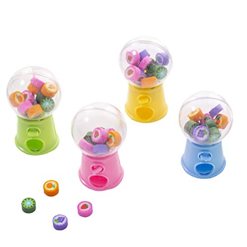 LEYTON Kreative Mini-Frucht Gashapon Radiergummi Radiergummi Kinder StationäRe Schulbedarf Kinder Geschenk von LEYTON