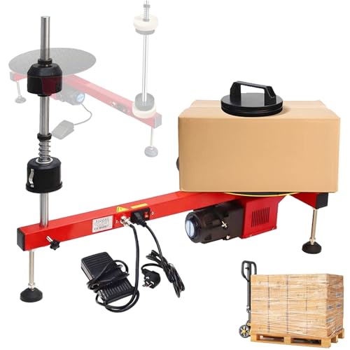 LFHWHKJ Stretchfolienwickelmaschine, Wrap-Around-Folienpresse, Automatische Palettenverpackungsmaschine, Geschwindigkeit 50 U/min, 40 cm Drehteller, Höhe: 80/60 cm Elektrische Stretchfolienwickelbank( LFHWHKJ Stretchfolienwickelmaschine, Wrap-Around-Folienpresse, Automatische Palettenverpackungsmaschine, Geschwindigkeit 50 U/min, 40 cm Drehteller, Höhe: 80/60 cm Elektrische Stretchfolienwickelbank( von LFHWHKJ