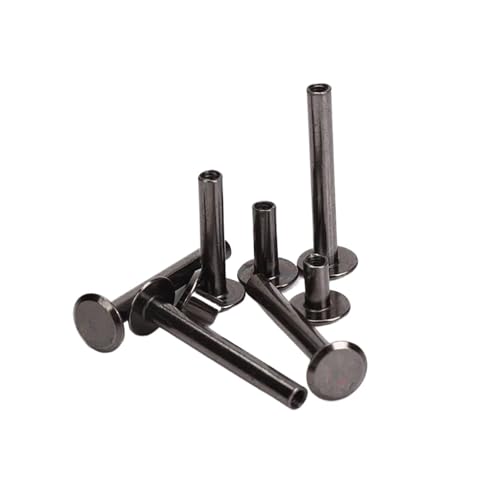 10 Stück Metall Gun Black Schrauben Nägel Lange Nieten Nieten Hardware Zubehör Stangenlänge 3~50 mm(12mm) von LFJQFQR