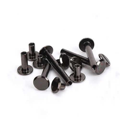 10 Stück Metall Gun Black Schrauben Nägel Lange Nieten Nieten Hardware Zubehör Stangenlänge 3~50 mm(18mm) von LFJQFQR