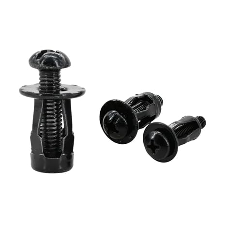 20/30/50Pcs Blütenblatt Form Niet Mutter Schraube Bolzen Kit Expansion Metall Rivetnut Panel Kennzeichen Klemme lock Jack Muttern M4 M5 M6 M8(Cross Head (Black),M4x20(30Pcs)) von LFJQFQR