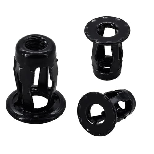 20/30/50Pcs Blütenblatt Form Niet Mutter Schraube Bolzen Kit Expansion Metall Rivetnut Panel Kennzeichen Klemme lock Jack Muttern M4 M5 M6 M8(Nut Only(Black),M4x20(30Pcs)) von LFJQFQR
