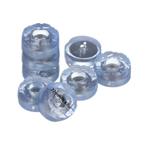Stuhlbeinkappen aus Gummi, transparent, rutschfest, für Sofa, Boden, Möbelbeine, Schutzpolster mit Schrauben (Form 3 mit Schrauben), 10 Stück von LFJQFQR