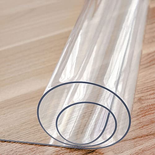 LFONDIGE Kunststoff-Tischdecke, Tischschutzunterlage in Mehreren Größen – PVC-Vinyl-Oberflächenschutz für rechteckige Schreibtische, Holztischdecke für Esstische – transparente Tischdecke (60 × 150/7 LFONDIGE Kunststoff-Tischdecke, Tischschutzunterlage in Mehreren Größen – PVC-Vinyl-Oberflächenschutz für rechteckige Schreibtische, Holztischdecke für Esstische – transparente Tischdecke (60 × 150/7 von LFONDIGE