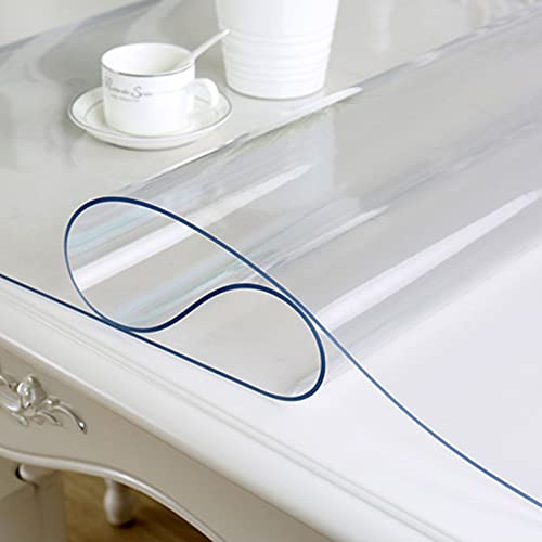 LFONDIGE mm Dicke, durchsichtige Tischdecke für Esszimmertische, durchsichtiger Tischdeckenschutz, transparente Tischdecke aus Kunststoff/Terrassentischdecken, wasserdicht (60 × 80/70 × 120/80 × 160/ LFONDIGE mm Dicke, durchsichtige Tischdecke für Esszimmertische, durchsichtiger Tischdeckenschutz, transparente Tischdecke aus Kunststoff/Terrassentischdecken, wasserdicht (60 × 80/70 × 120/80 × 160/ von LFONDIGE