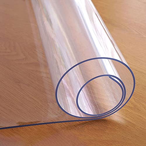 LFONDIGE mm Dicker, durchsichtiger Tischschutz aus Kunststoff, wasserdichte Tischabdeckung aus Vinyl, rechteckige Tischunterlage, Möbelschutz – transparente Tischdecke/Tischabdeckungen für den Außenb LFONDIGE mm Dicker, durchsichtiger Tischschutz aus Kunststoff, wasserdichte Tischabdeckung aus Vinyl, rechteckige Tischunterlage, Möbelschutz – transparente Tischdecke/Tischabdeckungen für den Außenb von LFONDIGE