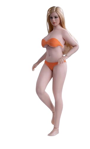 LFWDOCN 1/12 Scale Action Figure,6 inch Female Super-Flexible Slightly Fat Pale Skin Large Bust Action Figure Doll Collection T05A LFWDOCN 1/12 Scale Action Figure,6 inch Female Super-Flexible Slightly Fat Pale Skin Large Bust Action Figure Doll Collection T05A von LFWDOCN