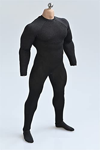LFWDOCN 1/12 Scale Male Clothes, Men's Elastic Zipper Bodysuit Jumpsuit Clothing for 6 Inch Male Action Figure von LFWDOCN
