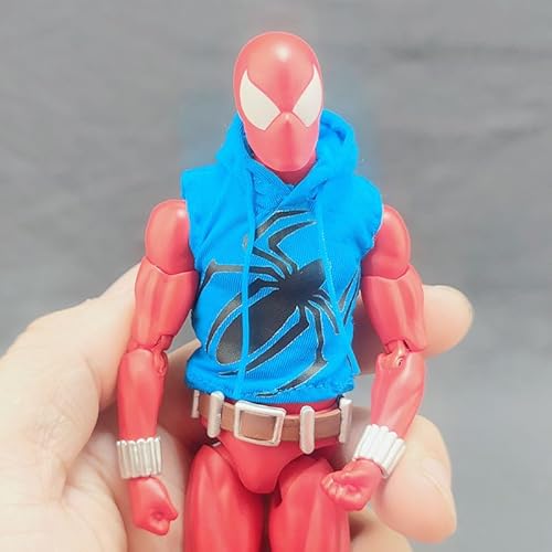 LFWDOCN 1/12 Scale Male Clothes,Male Hoodie Hooded Vest Top Clothing for 6inch Action Figure Body (Normal Version) von LFWDOCN