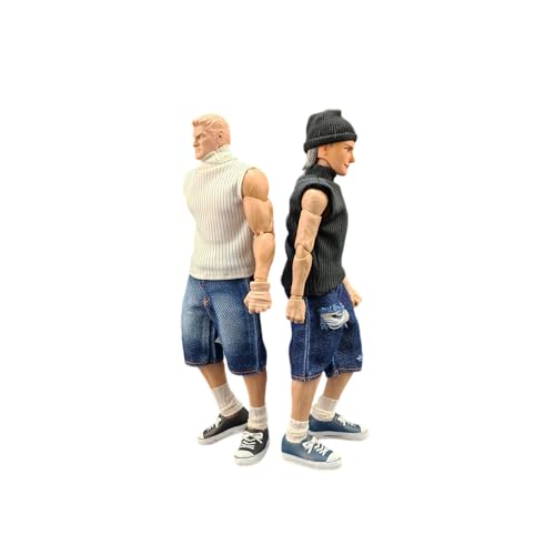 LFWDOCN 1/12 Scale Male Clothes,Men's Sleeveless Sweater High Collar Vest Black Tops Clothing for 6inch Male Action Figure LFWDOCN 1/12 Scale Male Clothes,Men's Sleeveless Sweater High Collar Vest Black Tops Clothing for 6inch Male Action Figure von LFWDOCN