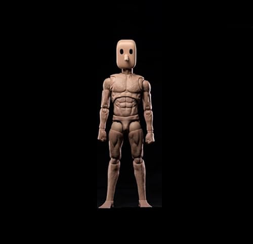 LFWDOCN 1/12 Scale Mann Super Flexible ActionFigurn Body 6inch Strong Muscular Square Kopf militär Figur Body Notaman Miniature Figur Model (NT-02 Narrow Shoulder Type Slim Figur Body) von LFWDOCN