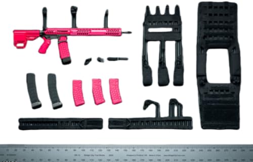 LFWDOCN 1/6 Scale Action Figure Accessory: Purple Weapon Equipment Set Model for 12-Inch Miniature Collectible Figure VCL-1013E (VCL-1013E) von LFWDOCN