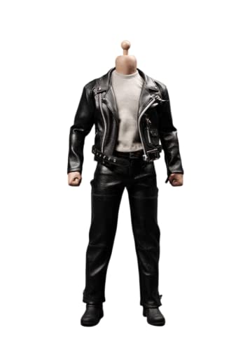 LFWDOCN 1/6 Scale Male Leather Clothes for 12 Inch Strong Muscle Action Figure Body Collection (Male Clothes) von LFWDOCN