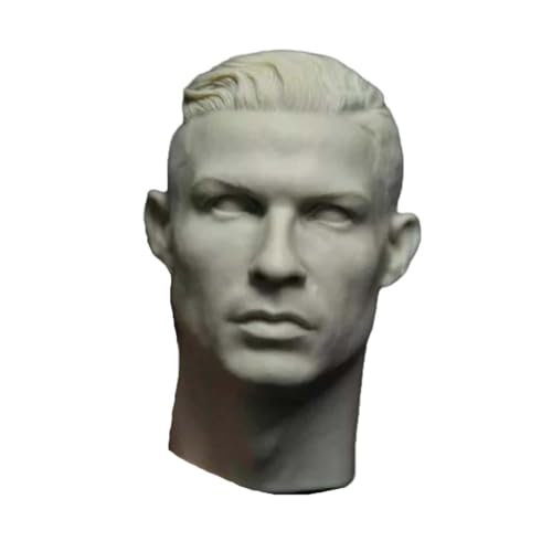 LFWDOCN 1/6 Scale Mann militär Kopf Miniature Figur Collectible Portuguese Football Star Kopf Carved Model fit for 12inch PH TBL JO ActionFigurn Body(Unpainted) von LFWDOCN