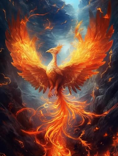 LFYNIORS Kreuzstich Set Vorgedruckt Anime Flamme Phönix 14Ct Diy Vorgedruckt Stickbilder Stickset Handwerk Home Decor Starter-Set Für Wandkunst-Heimdekoration 80x100cm LFYNIORS Kreuzstich Set Vorgedruckt Anime Flamme Phönix 14Ct Diy Vorgedruckt Stickbilder Stickset Handwerk Home Decor Starter-Set Für Wandkunst-Heimdekoration 80x100cm von LFYNIORS