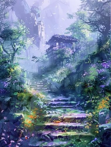 LFYNIORS Kreuzstich-Sets Anime-Architekturlandschaft 14Ct Diy Vorgedruckt Stickbilder Stickset Handwerk Home Decor Starter-Set Für Wandkunst-Heimdekoration 80x100cm LFYNIORS Kreuzstich-Sets Anime-Architekturlandschaft 14Ct Diy Vorgedruckt Stickbilder Stickset Handwerk Home Decor Starter-Set Für Wandkunst-Heimdekoration 80x100cm von LFYNIORS