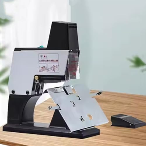LFfwynog Doppelseitige Sattelbindemaschine Flat-Top-Pedalbindemaschine mit Fußpedalschalter, Bindestärke 2-30 Blatt, für Schulen, Büros und Verlage Single von LFfwynog