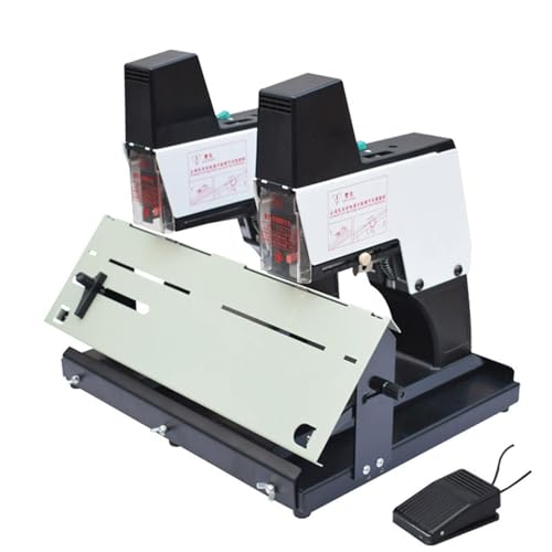 LFfwynog Major Sattelbindemaschine Schwere Flat-Top-Bindemaschine Flach- und Vertikalbindung Bindestärke 2-30 Blatt für Großvolumenbindung Double von LFfwynog