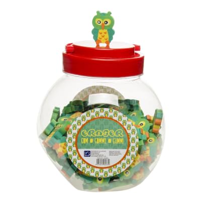 20 Radiergummi grüne Eule Eraser Rainbow 20 Radiergummi grüne Eule Eraser Rainbow von LG-IMPORTS