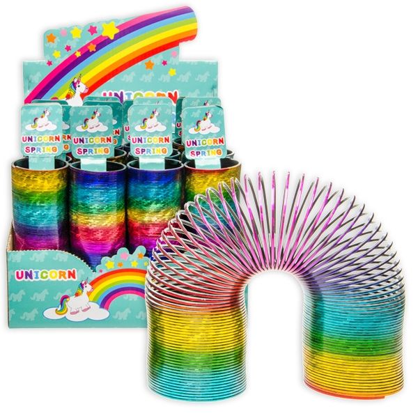 Großpack Glitzer Spiralen Einhorn, 12 Stk, Treppenläufer Großpack Glitzer Spiralen Einhorn, 12 Stk, Treppenläufer von LG-Imports