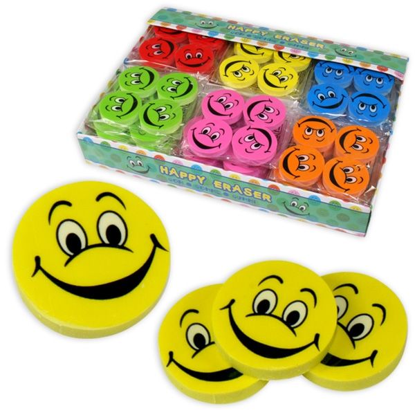 Großpack Lach-Radiergummis, 36 Päckchen zu je 4 Radierern, mit Gesicht Großpack Lach-Radiergummis, 36 Päckchen zu je 4 Radierern, mit Gesicht von LG-Imports