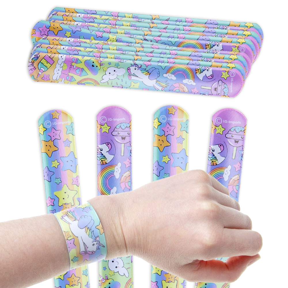Großpack Schnapparmbänder Einhorn, 36 Stück, 22cm, Mitgebsel für Mädchen Großpack Schnapparmbänder Einhorn, 36 Stück, 22cm, Mitgebsel für Mädchen von LG Imports