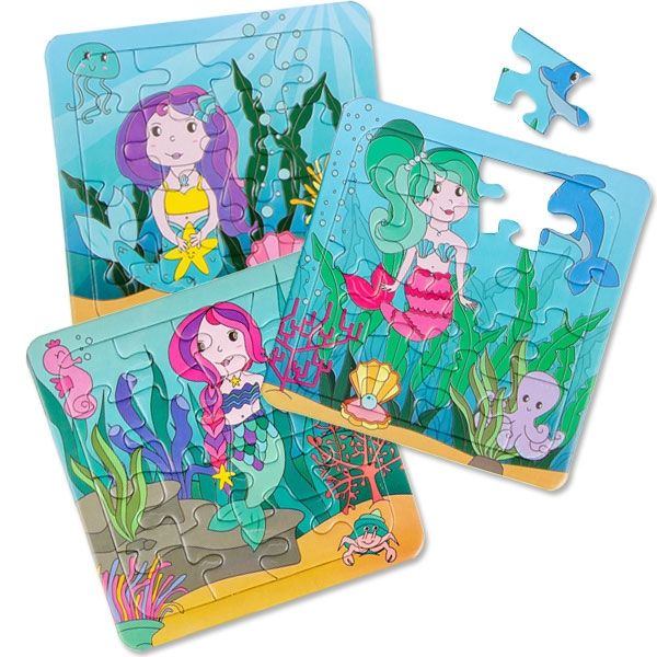 Meerjungfrauen Puzzle, 1 Stk, 13,8cm, Kinderpuzzle von LG-Imports